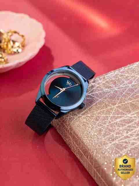 Fastrack Vyb Runway Blue Dial Steel Strap Watch - Image 5