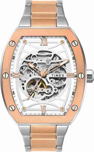 TIMEX Automatic, Silver Dial Analog Watch - For Men TWEG311SMU08 - Image 5
