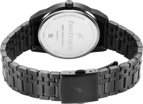 Fastrack Stunners Black Dial Steel Strap Analog Watch NT3308KM01 - Image 8