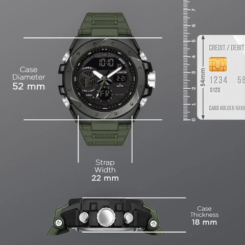 Carlington Endurance Series Analog-Digital Watch CT 9140 - Image 7