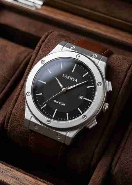 LAKHYA Analog Watch - For Men C_LDR_07_BRN - Image 5