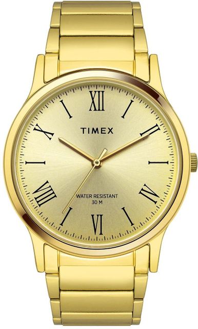 TIMEX Round 39mm Champagne Dial Analog Watch - For Men TW000R431 - Image 6