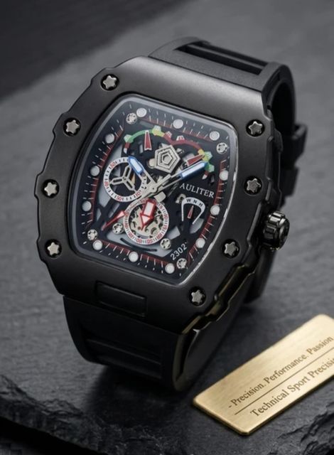 Sartaj Analog Watch - For Men Premium Luxury Skeleton Square Analog Sports Watch For Men - Image 7