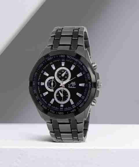AB Collection Analog Watch 2001-AB Metal Two Tone Trend Strap - Image 5