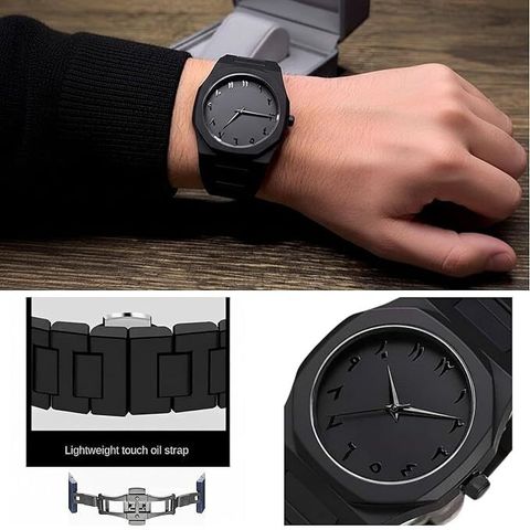 ZENGEE Analog Watch - For Men Arabic Black - Image 8