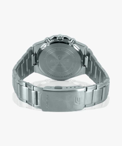 Casio Edifice Blue Dial Silver Stainless Steel Analog Watch - Image 7