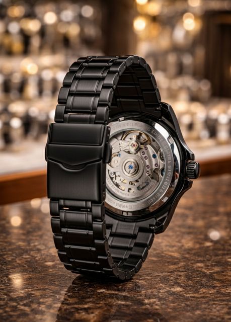 YARA 326925 Analog Watch - For Men 05LK_Watch Skeleton Black - Image 6