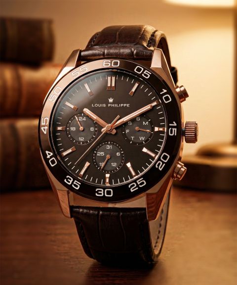 Louis Philippe Multifunction Black Dial Analog Watch Analog Watch - For Men LP000009A - Image 6