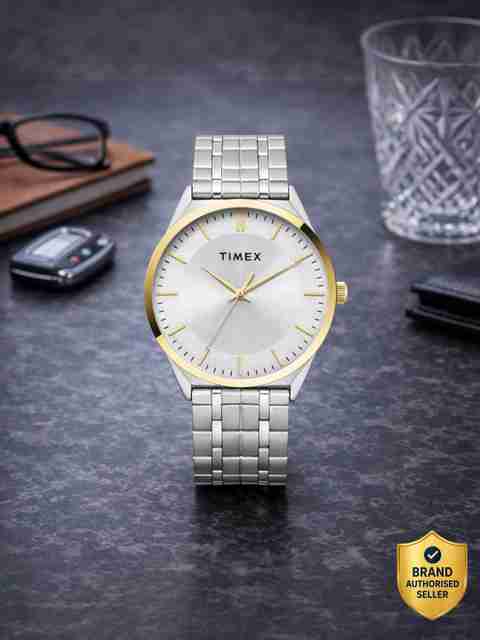 TIMEX Silver Dial Analog Watch - For Men TWEG355SMU01T - Image 5