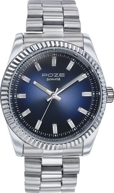 SONATA Poze Men's Metal Analog Watch SP70043SM01W - Image 6