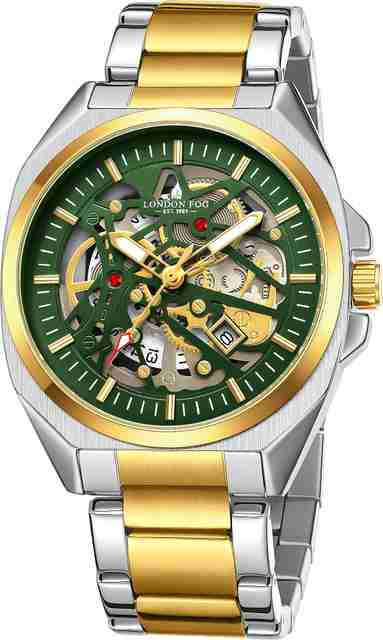 London Fog Portobello Skeleton Mechanical Watch LFM10027-33 - Image 5
