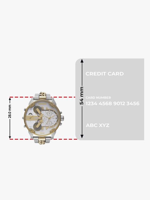 DIESEL Mr. Daddy 2 Analog Watch - For Men DZ7486,DZ7486I - Image 7