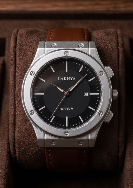 LAKHYA Analog Watch - For Men C_LDR_07_BRN - Image 6