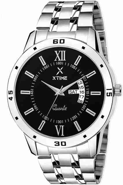 XTIME Analog Watch - For Men Premium Round Black Dial Day & Date Functioning Analogue Watch for Men's & Boys - Image 3