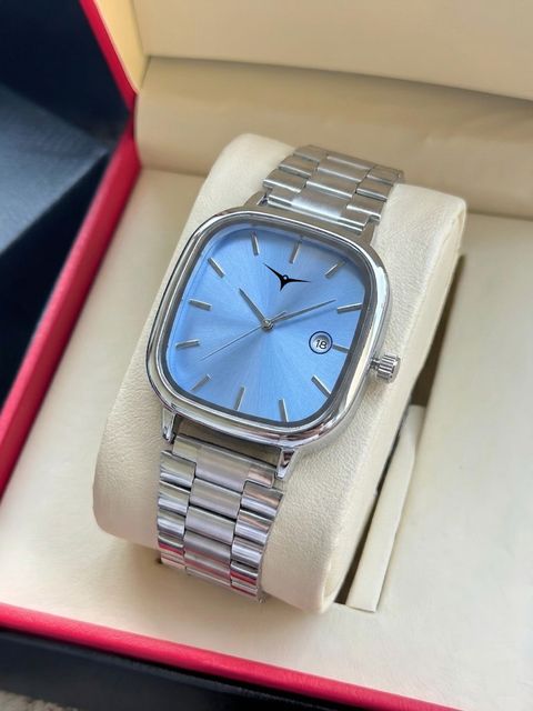 moveflex UNISEX Date Function Working Free Size Adjutable Chain Lock Premium Quality Analog Watch - For Men NSTM026 SKY BLUE - Image 8