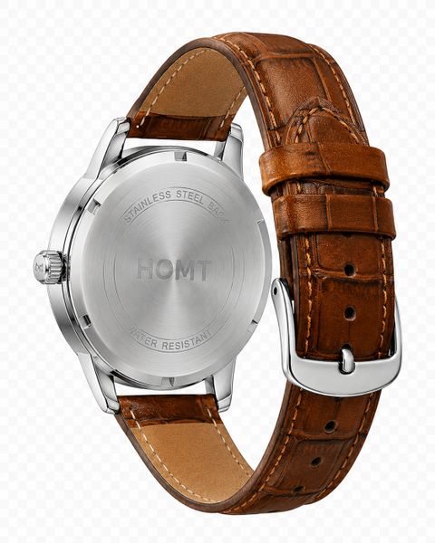 homt Fashion Luxury Round Green dial leather belt Smart Analog Watch - For Men 2122YL07 - Image 8