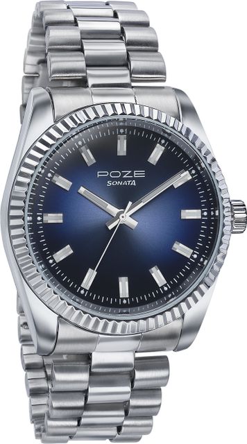 SONATA Poze Men's Metal Analog Watch SP70043SM01W - Image 7
