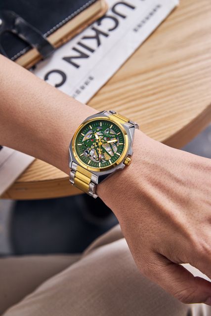 London Fog Portobello Skeleton Mechanical Watch LFM10027-33 - Image 6