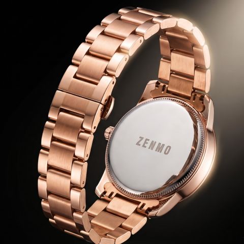 ZENMO Analog Watch - For Men & Women CASINO METAL DIAMOND ROSE GOLD - Image 7