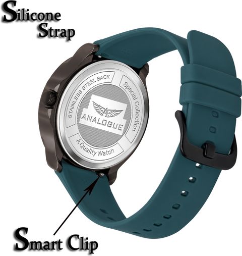 ANALOGUE Minimalist Series Smart Watch Strap with Day-Date Analog - Image 8