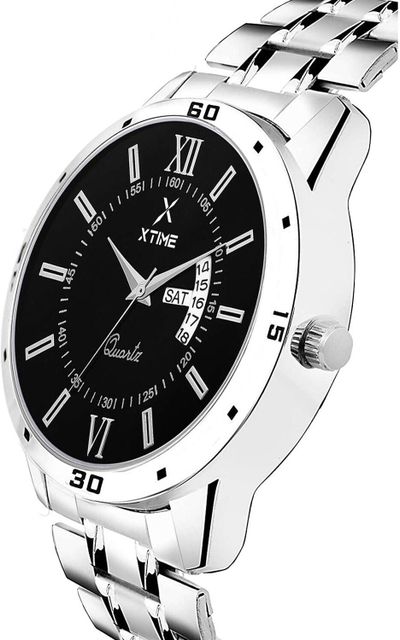 XTIME Analog Watch - For Men Premium Round Black Dial Day & Date Functioning Analogue Watch for Men's & Boys - Image 6