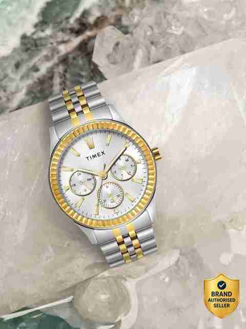 TIMEX Multifunction Silver Dial Analog Watch TWEG25200 - Image 5