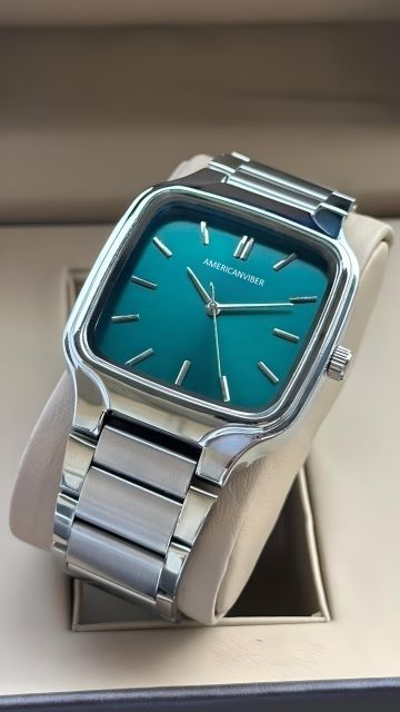 Americanviber Square Dail Smooth Adjustable Strap Analog Watch - For Men AVM0028 - Image 7