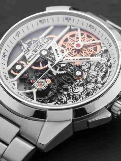 INSHASALE JAI SHRI RAM Skeleton Automatic Watch Analog Watch - For Men JSR-SKL-34 - Image 5