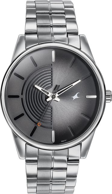 Fastrack Stunners Anthracite Dial Silver Stainless Steel Strap Analog Watch - For Men NT3305SM02,3305SM02 - Image 6