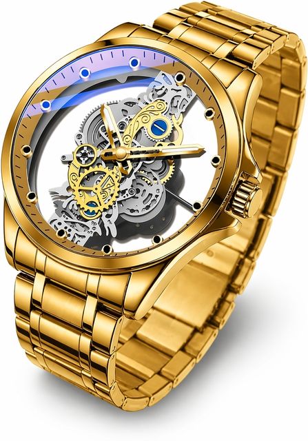 PREETIENTERISES Men's Premium Skeleton Analog Watch - Image 8