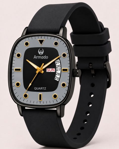 Armado Boys Square Dial Analog Watch - Gray - Image 6