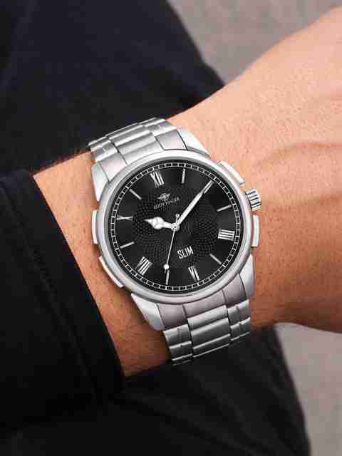 EDDY HAGER Slim Analog Watch - For Men EH-313-BLACK - Image 5
