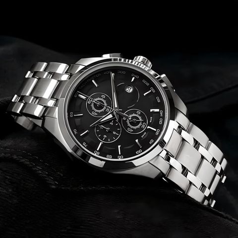 Americanviber Men's Analog Vintage Watch, Stainless Steel - Image 7