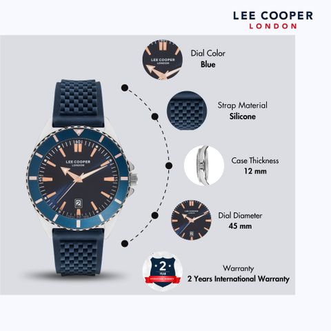 LEE COOPER LC07361.599 Analog Luminous Index Analog Watch - For