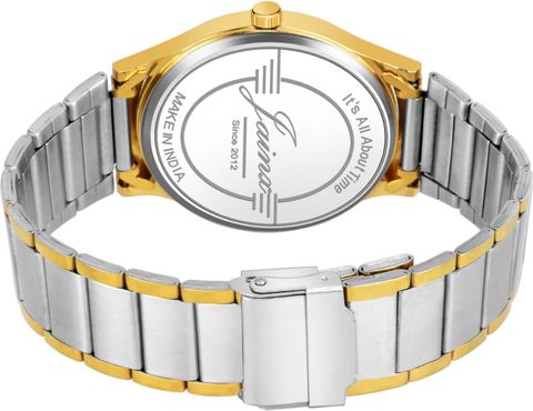 JAINX Golden Premium Gift Analog Watch - For Men JM1196 - Image 8