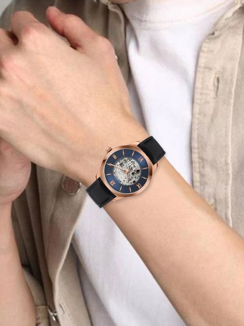 TIMEX Automatic Blue Dial Analog Watch - For Men TWEG208SMU07 - Image 7
