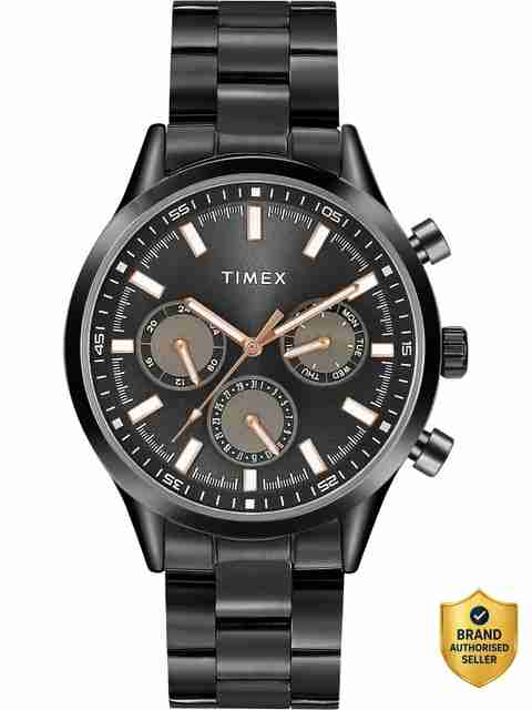 TIMEX Multi Function Black Dial Analog Watch for Men TWHG03SMU22 - Image 5