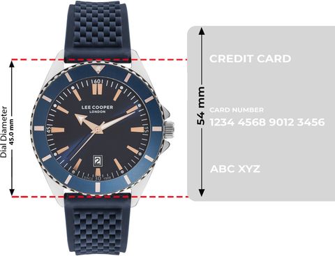LEE COOPER LC07361.599 Analog Luminous Index Analog Watch - For