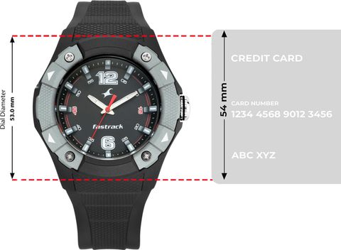 Fastrack Trendies Black Dial Silicone Strap Watch - Image 8