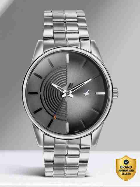 Fastrack Stunners Anthracite Dial Silver Stainless Steel Strap Analog Watch - For Men NT3305SM02,3305SM02 - Image 5