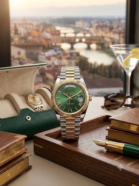 Fiveyearwarrant RLX Green Premium Analog Watch for Men - Image 7