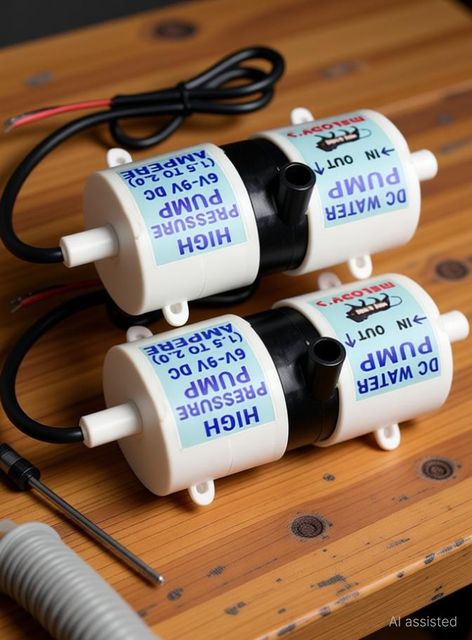 MELODY's High Pressure DC Water Pump (6V-9V dc) Set of 2