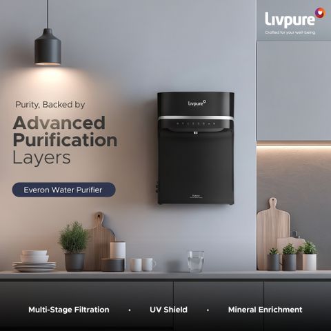 Livpure Everon 6.5L RO+UV+UF Water Purifier - Image 4