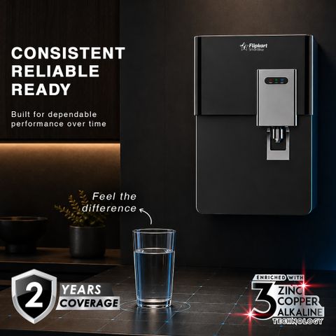 Flipkart SmartBuy PureAura 9L RO+UV+UF Water Purifier (Black) - Image 6