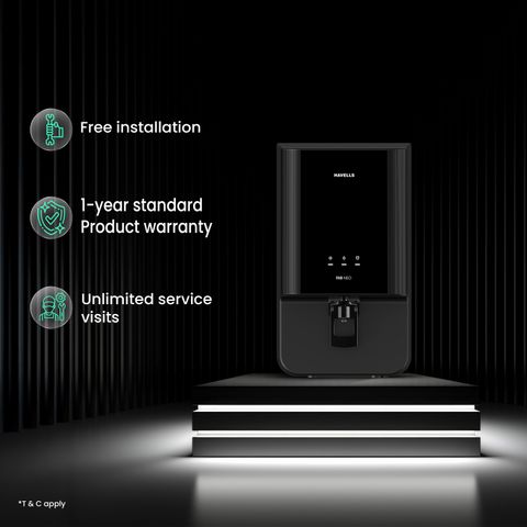 Havells Fab Neo 7L RO+UF Water Purifier, Black - Image 6