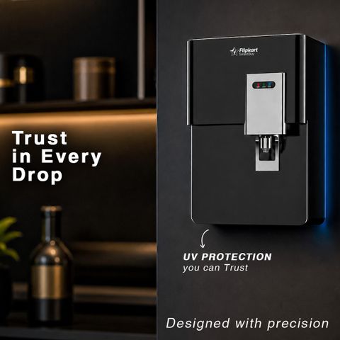 Flipkart SmartBuy PureAura 9L RO+UV+UF Water Purifier (Black) - Image 7