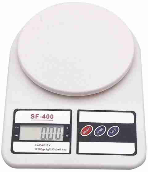 SSVL Electronic Digital 1Gram-10 Kg Weight Scale Kitchen Weight Scale Machine Measure for measuring fruits,shop,Food,Vegetable,vajan,kirana kata,kirana weight machine Weighing Scale for grocery,kata,taraju,shop,computer kata,tarazu,jewellery,sabzi,kirana, Weighing scale (White) Weighing Scale (White) Weighing Scale (White) - Image 5