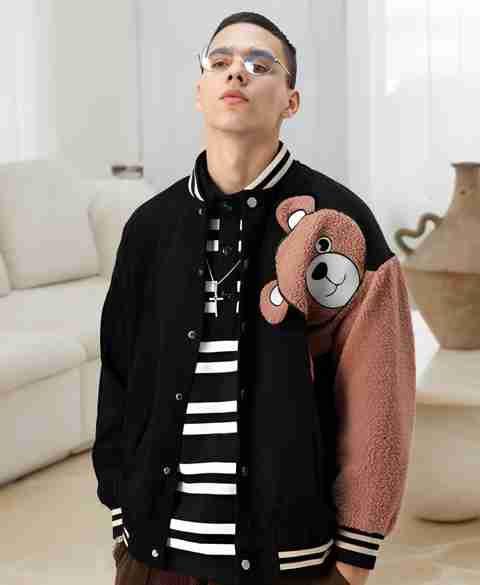 LITTLE COST Men Graphic Print Casual Jacket - Image 2