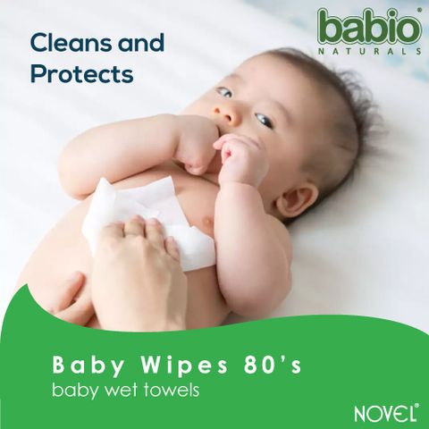 NOVEL Baby Wipes 80 Sheets pack of 5/with Lid (400 Wipes) - Image 6