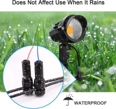 GRALLEX1 Low Voltage Landscape Light Wire Connector, 6 Pcs, Black - Image 7
